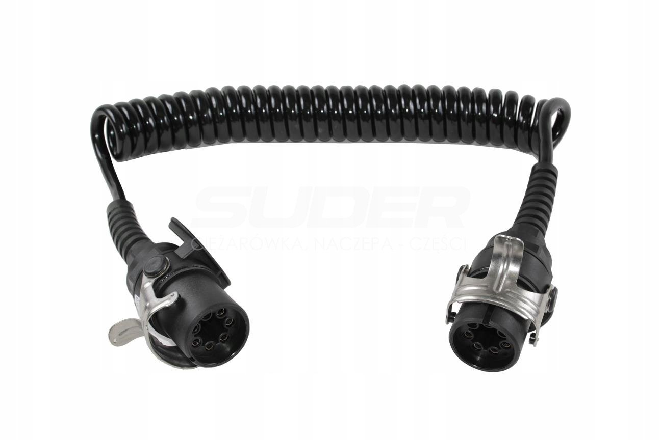 PRZEWÓD SPIRALNY ELEKTRYCZNY 7 PINÓW/ ABS/EBS/ 24V/ WABCO