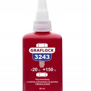 Klej do gwintów anaerobowy Graflock 3243 Professional 50ml Loctite 243