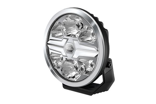 Reflektor dalekosiężny Hella Zestaw osłona Chrome Blade 9"