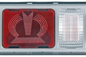 LAMPA TYLNA KRONE LED LOGO KORONA LEWA